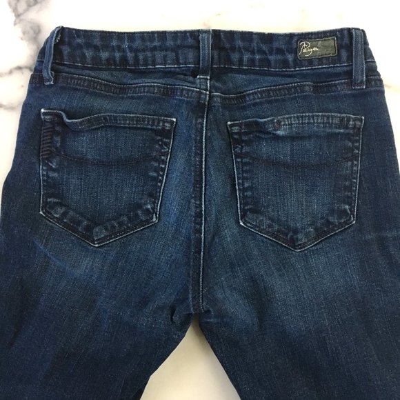 Paige Women's Verdugo Jegging Skinny Jeans, Dark Blue Wash, Size 27 - Picture 3 of 9